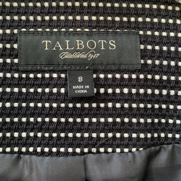 Talbots Black & White Jacket, 8 - Picture 2 of 8